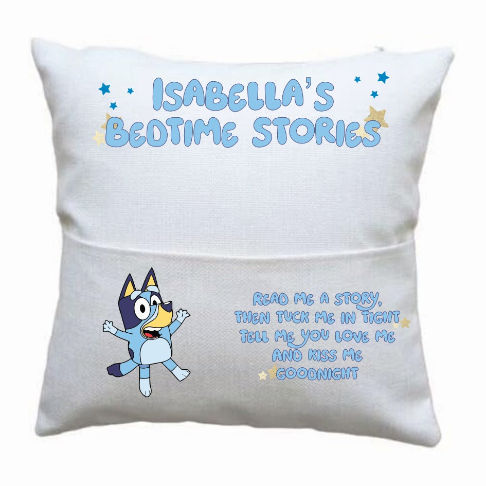 Bluey Book Personalised Childrens Pillows