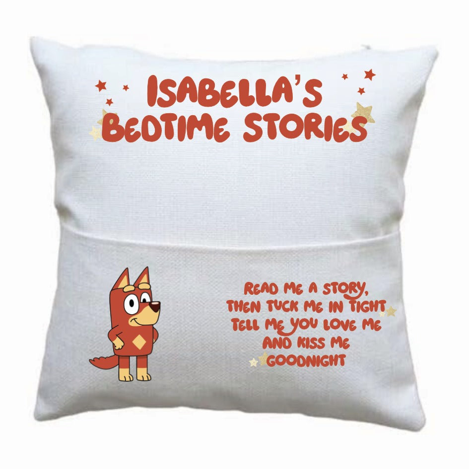 Bluey Book Personalised Childrens Pillows