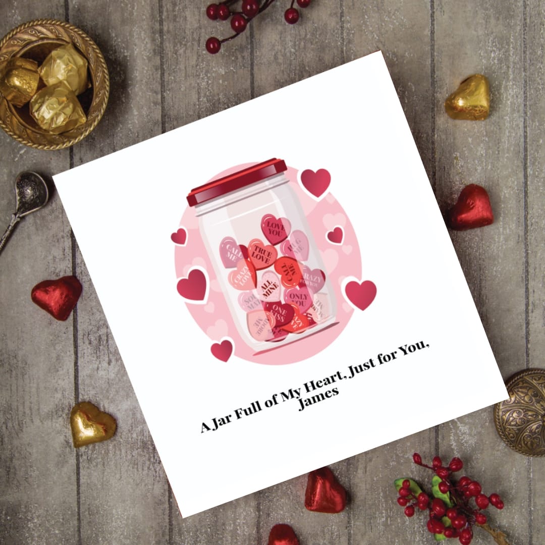 Valentines Personlised Cards
