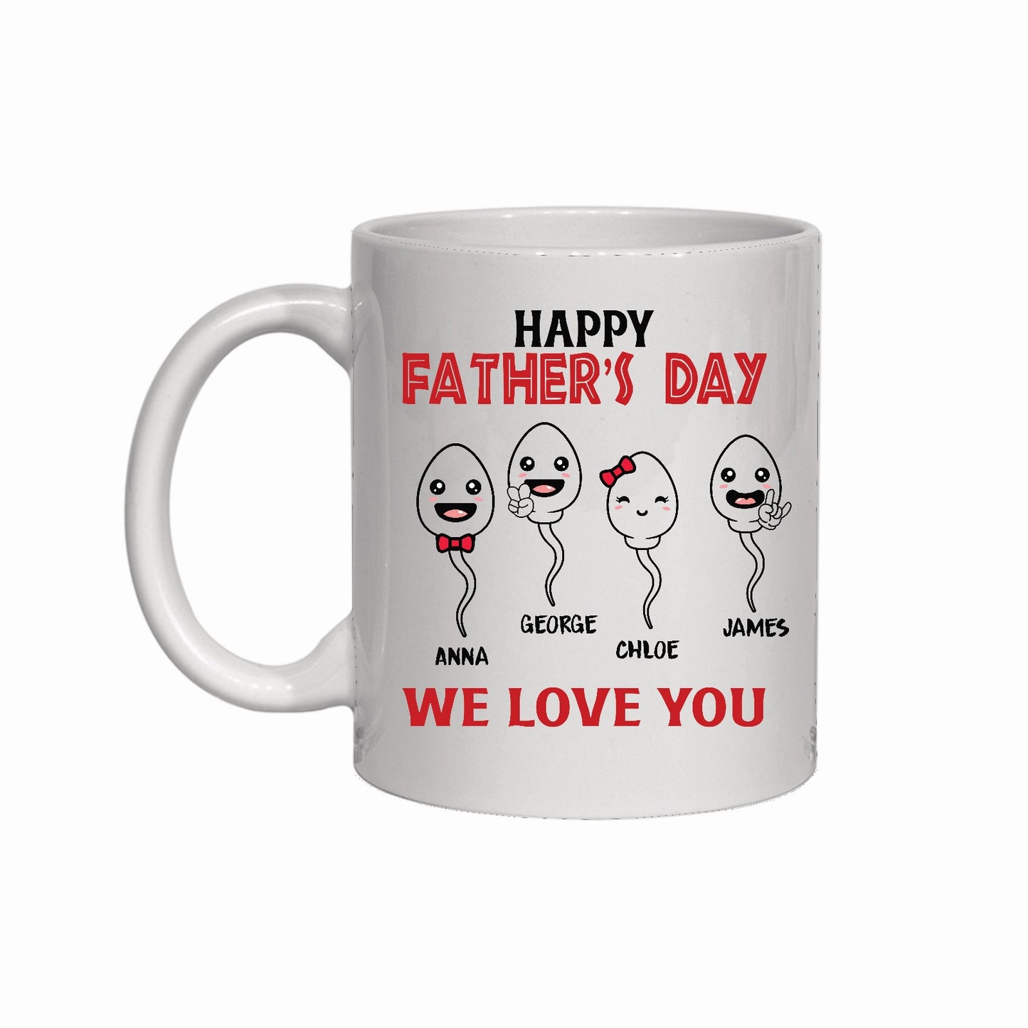 Happy Fathers Day Sperm Mug