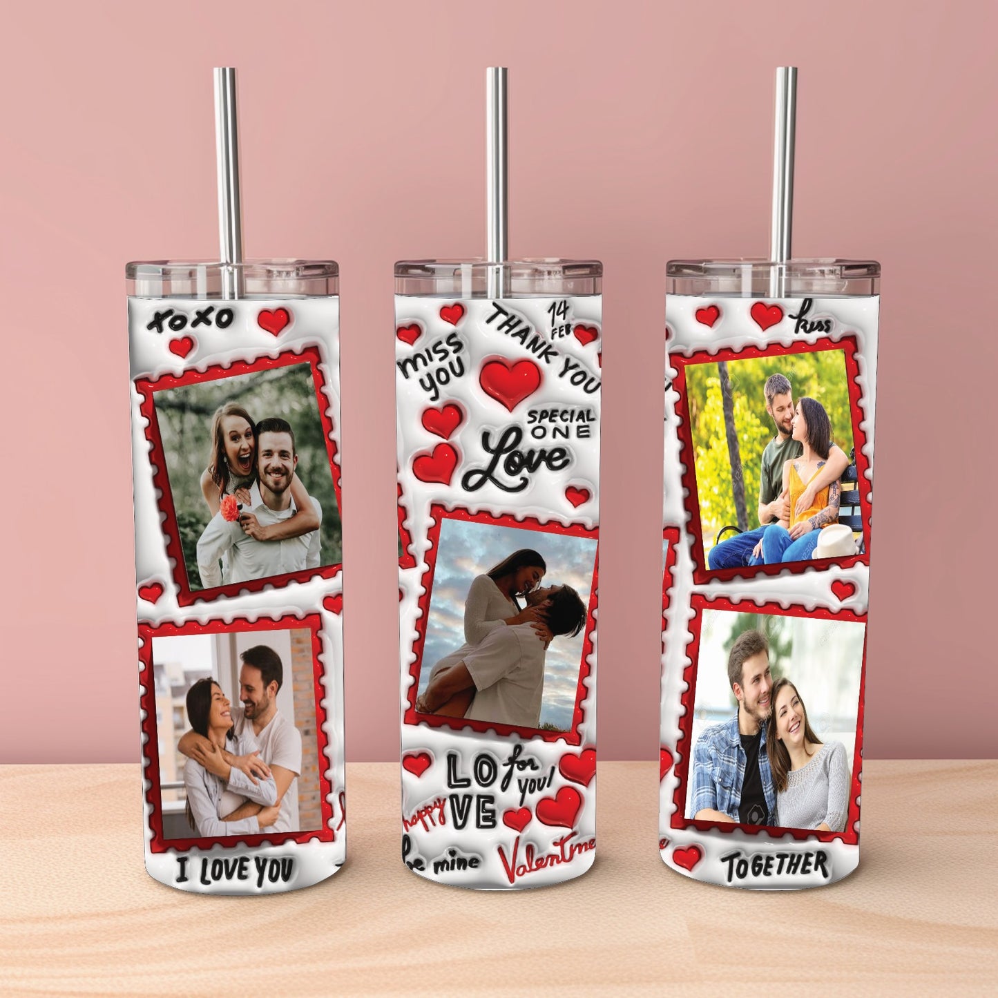 Personalised Valentines Tumblers