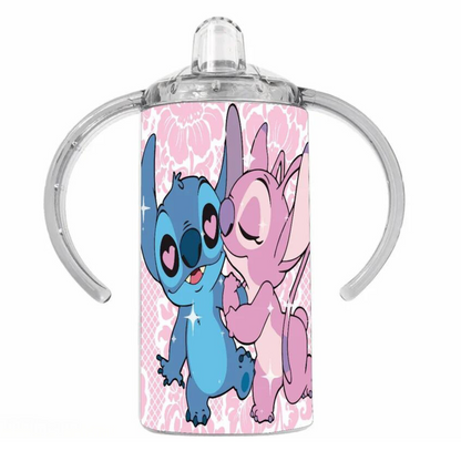 Personalised Lilo & Stitch Cartoon Sippy Cups