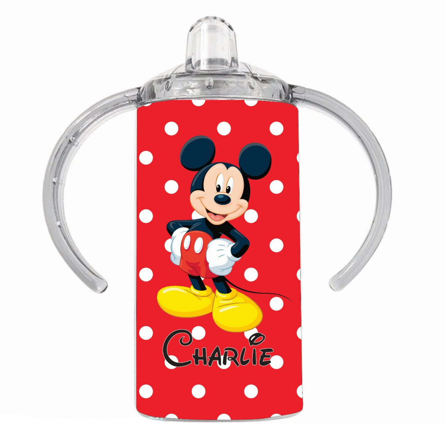 Personalised Mickey Cartoon Sippy Cups