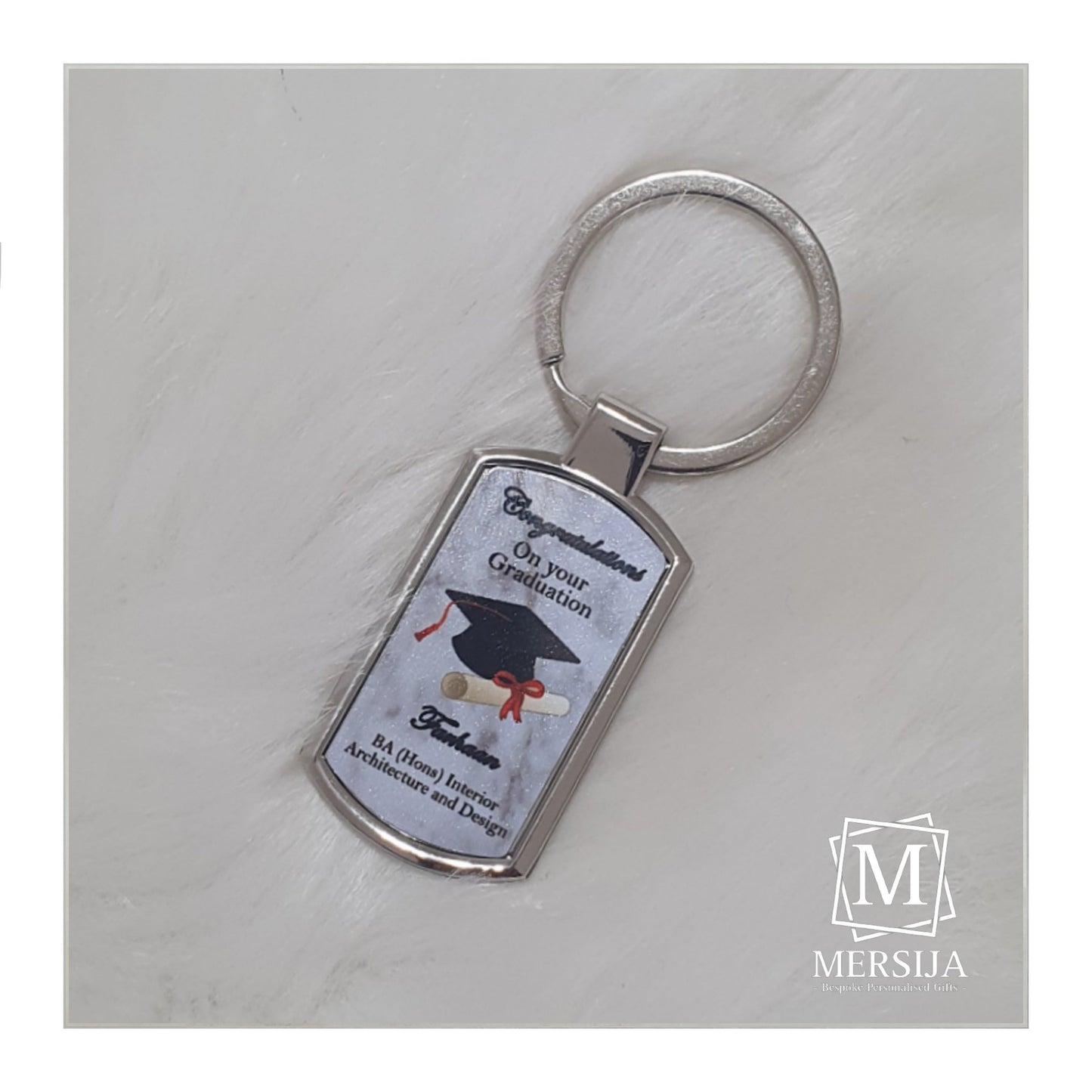 Personalised Graduation Keyrings