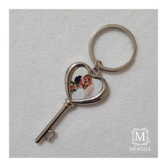 Heart Picture Keyring