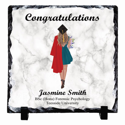 Graduate Full Silhouette Personalised Rock Slates