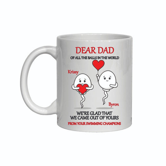 Funny Father's Day Personalised Novelty Mug