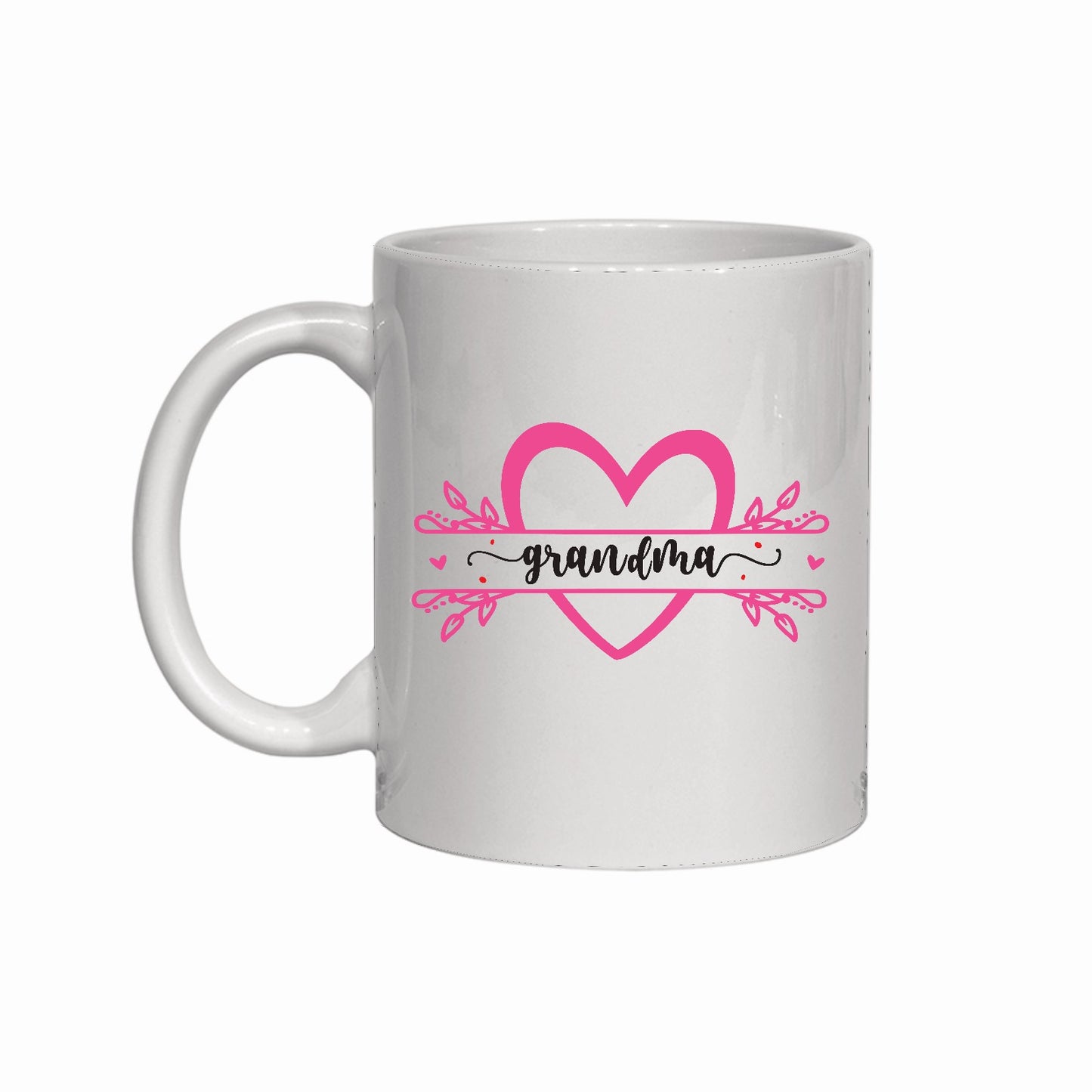 Grandma/Mum Heart Design Mug