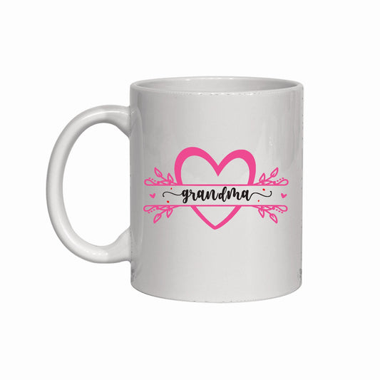 Grandma/Mum Heart Design Mug