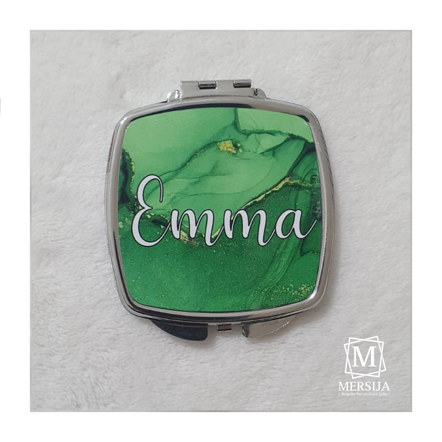 Keyring & Cosmetic Mirror Personalised Set