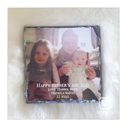 Personalised Photo Rock Slates