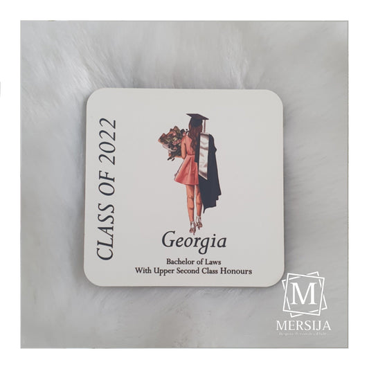 Graduation "Class Of" Personalised Coasters