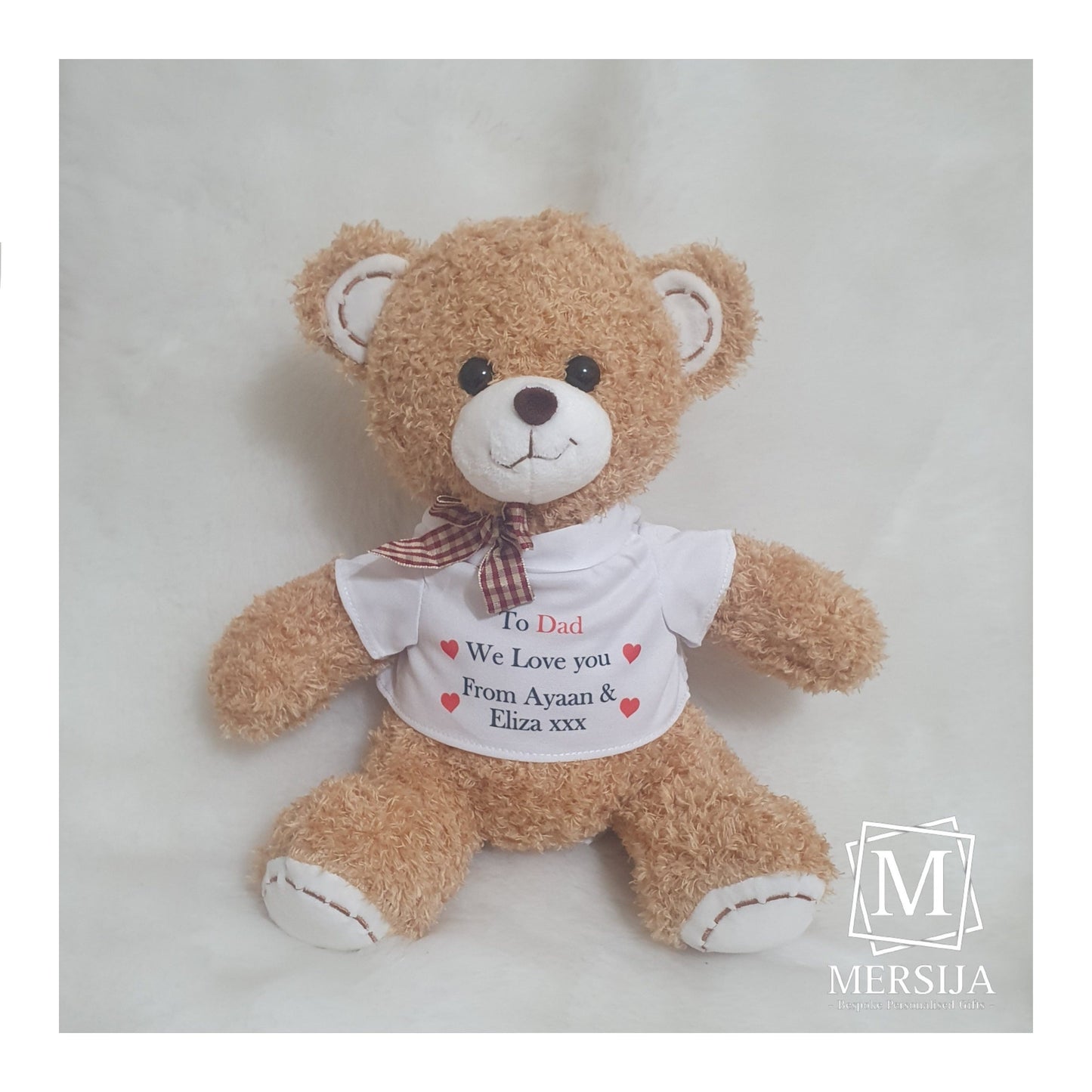 Your Own Text Personalised Teddy Bear