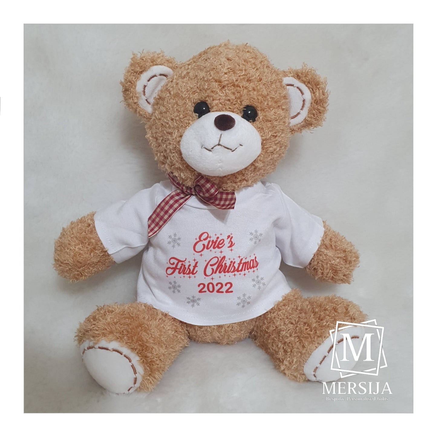 Personalised Christmas Teddy Bear