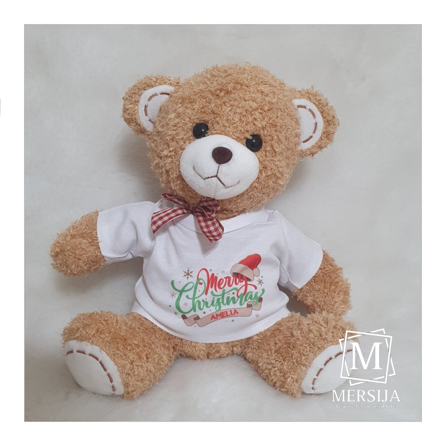 Personalised Christmas Teddy Bear