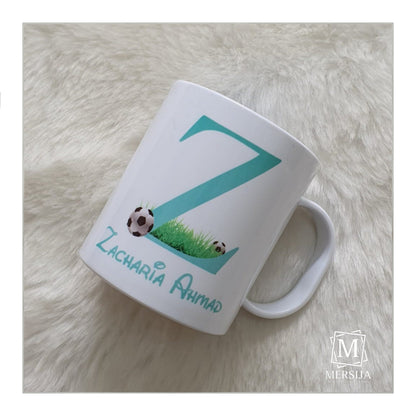 Boys Personalised Football Mug