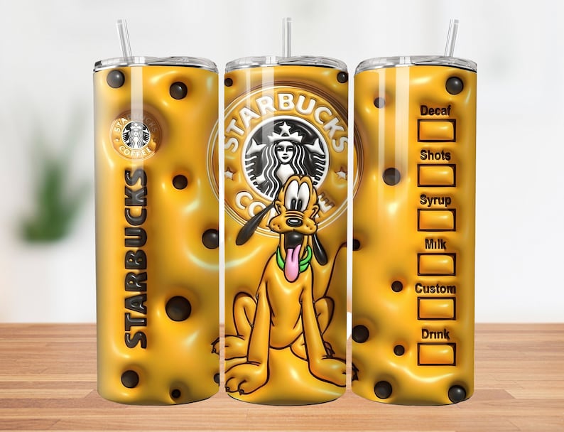 Mickey Mouse Character Starbucks Tumblers