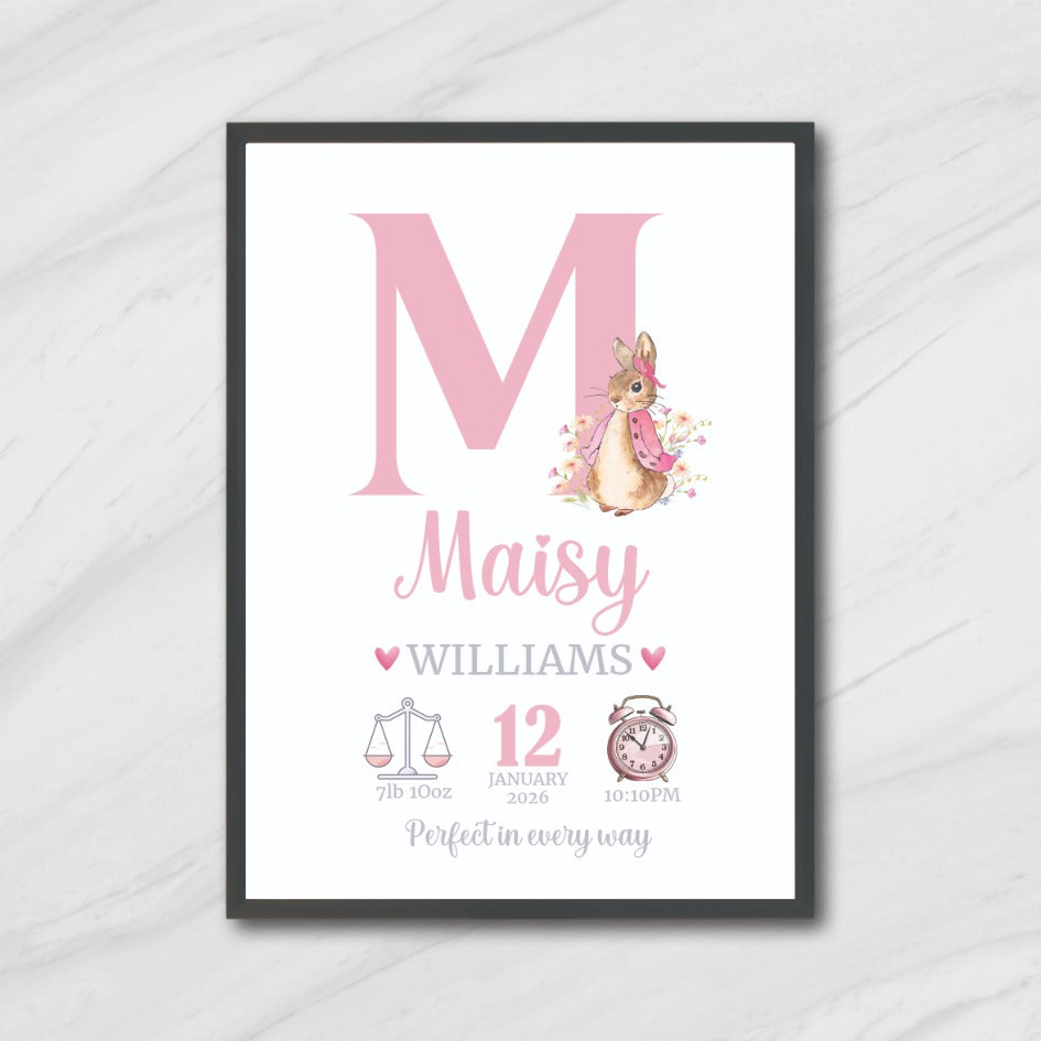 Baby Arrival Frame