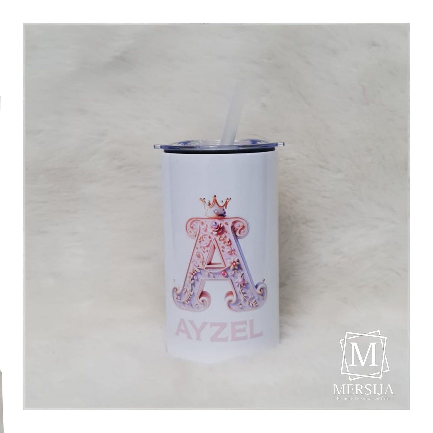 Personalised Alphabet Crown Jewel Sippy Cups