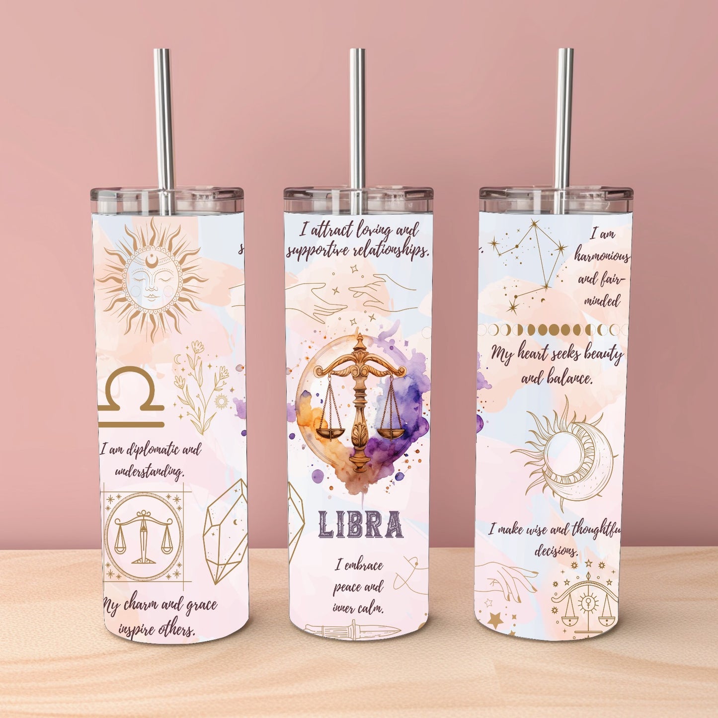 Zodiac Sign Tumbler