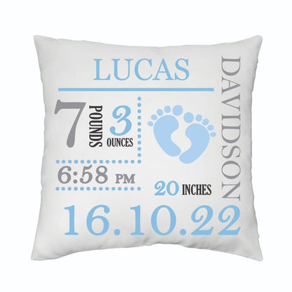 Baby Arrival Keepsake Pillows