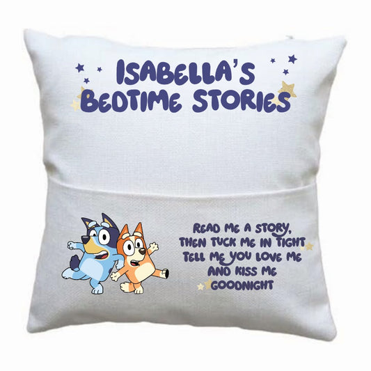 Bluey Book Personalised Childrens Pillows