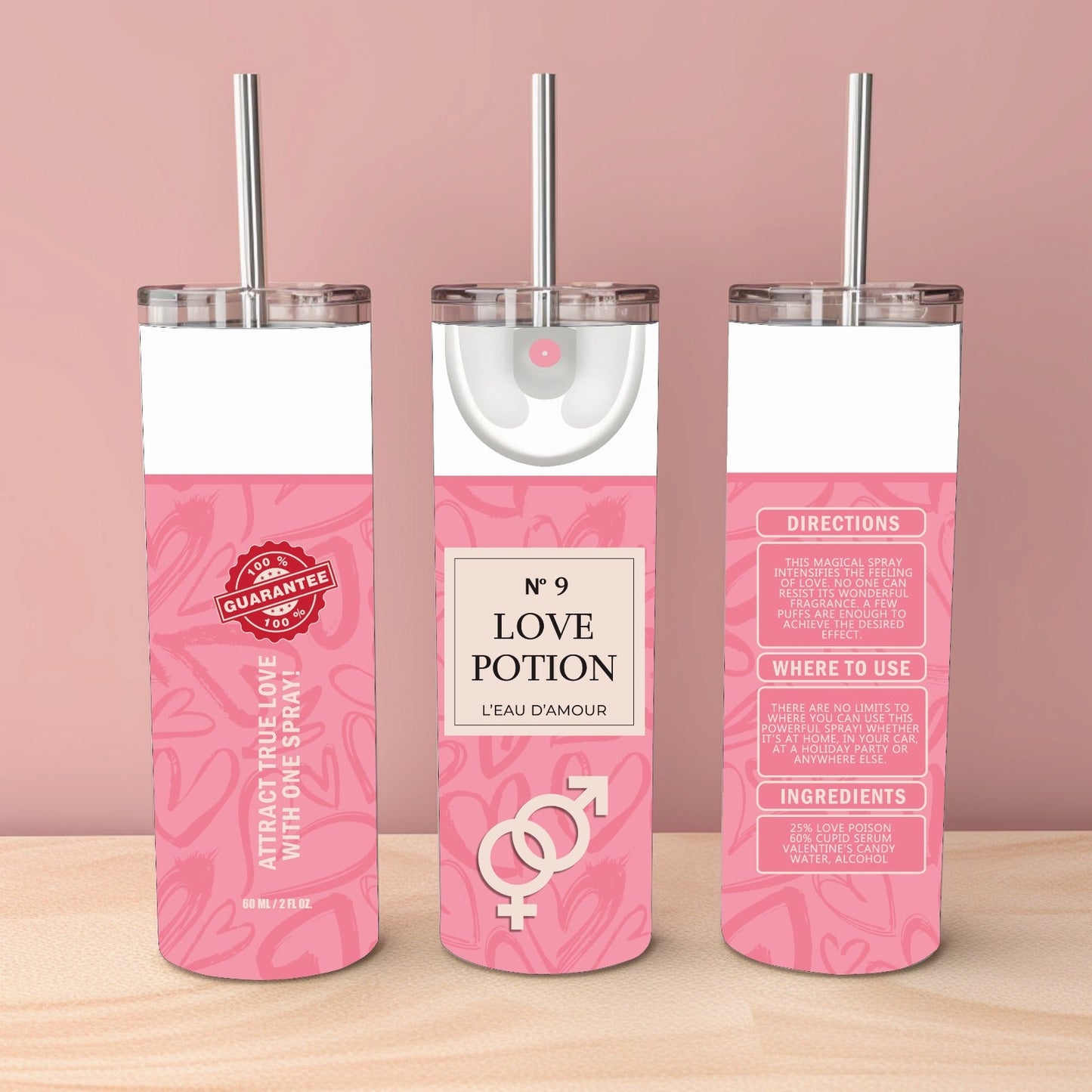 Love Potion Valentines Tumbler