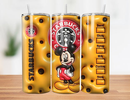 Mickey Mouse Character Starbucks Tumblers