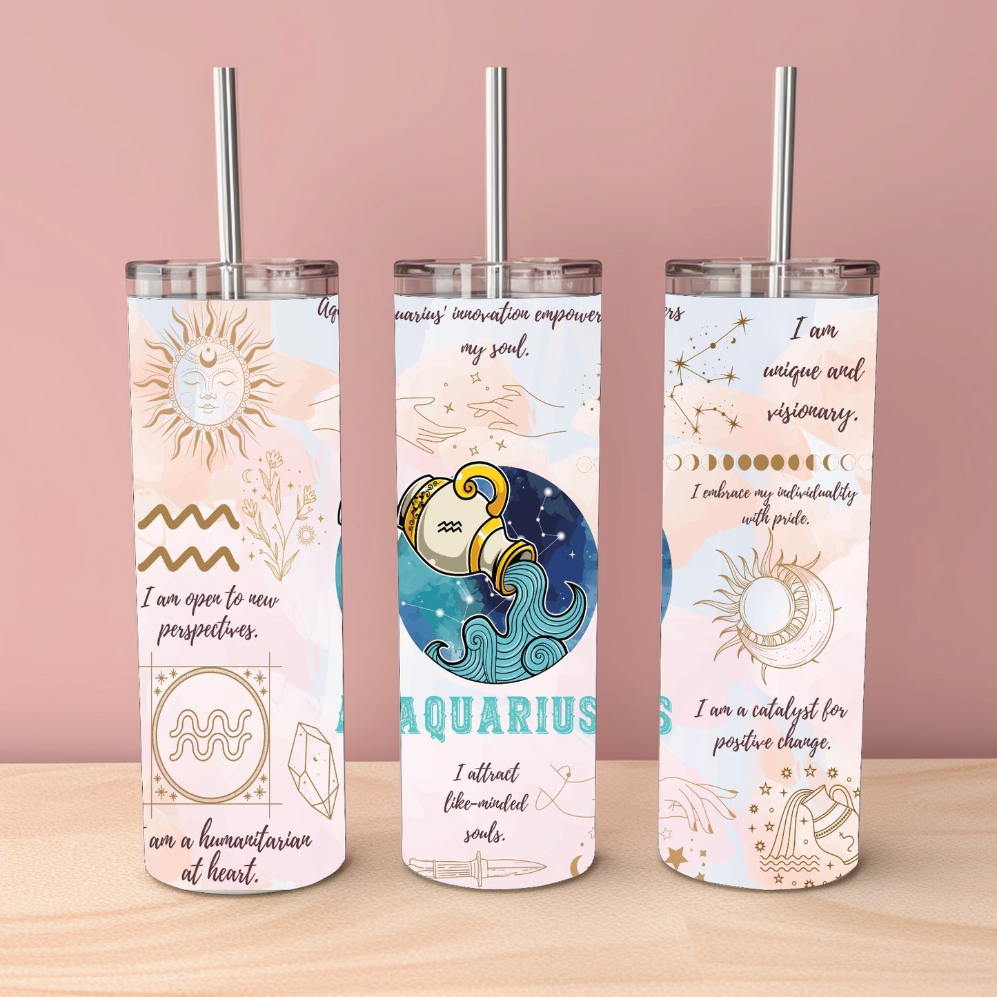 Zodiac Sign Tumbler