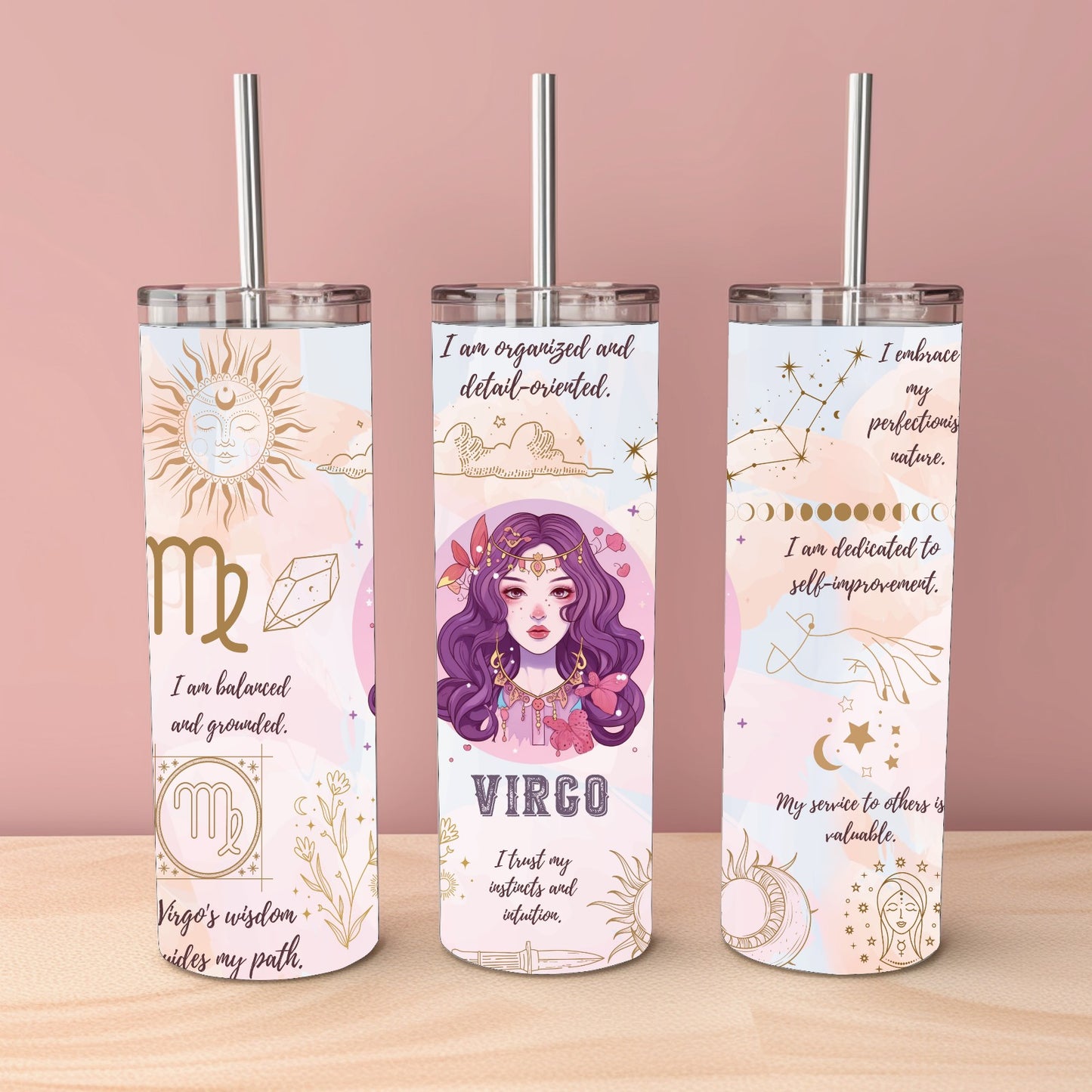 Zodiac Sign Tumbler