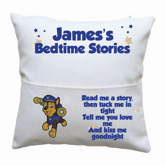 Paw Patrol Book Personalised Childrens Pillows
