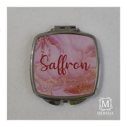 Marble Personalised Cosmetic Mirrors