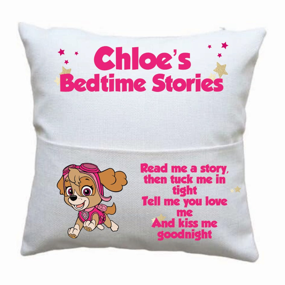Paw Patrol Book Personalised Childrens Pillows